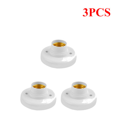 1-5 vnt. E27 lempos laikiklis sraigtinis dangtelis lizdas baltas lubinis apšvietimas Daugiafunkcinis lempos lemputės tvirtinimo pagrindo stovas lemputės laikiklis