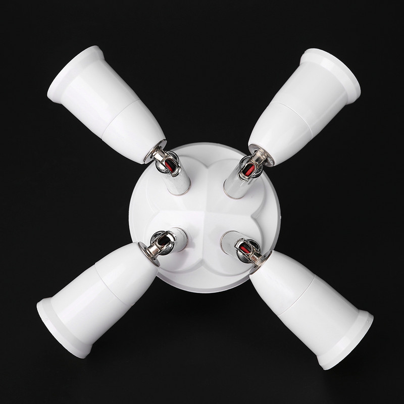 1 buc 85-285V E27 Splitter priză lampă Reglabil bază lampă Suport lampă LED adaptor bec Convertor extins