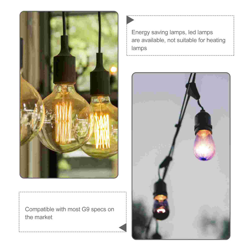 Lizdinės lempos lempos laikiklis G9 lemputės keitimas keraminis pagrindas halogeninis kištukas išvesties gaubtas Harpadapteris Žiedinis liustra lempos laikiklio dangtelis