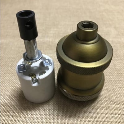 Suport lampă cu soclu E27 de epocă Stil mansardă Stil industrial E27 Edison Suport lampă bază pentru soclu cu suspendare