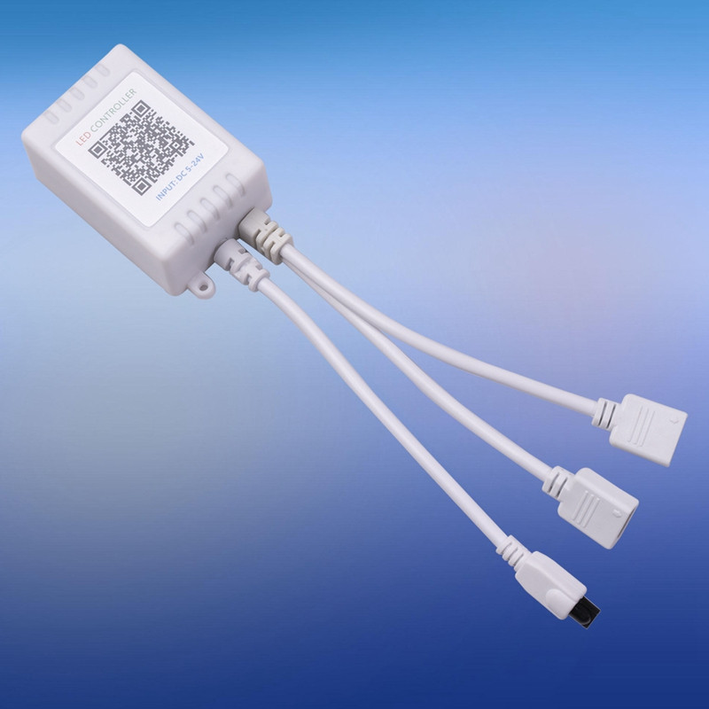 Ovládač LED pásikov, ovládač RGB LED pásikov + infračervené diaľkové ovládanie 24 kláves