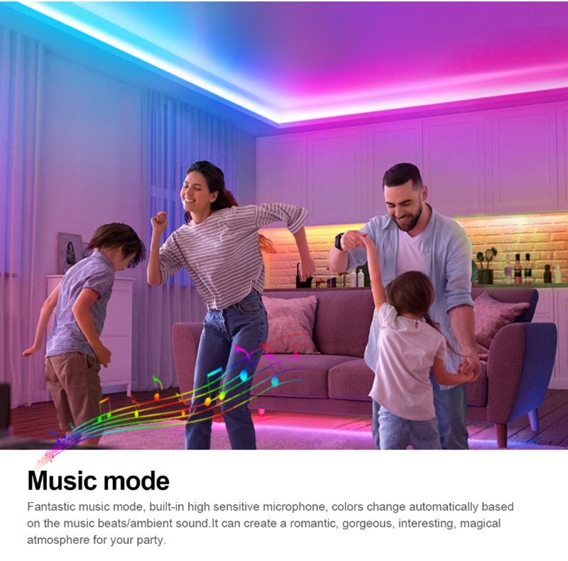 RGB LED-ribakontroller 5050 3528 RGB LED-riba Bluetoothi muusikakontrolleri jaoks koos 23-klahvilise 40-klahvilise IR-kaugjuhtimispuldi nutika rakenduse kontrolleriga