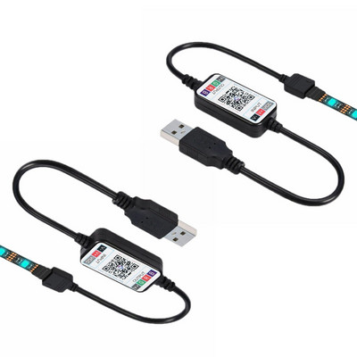 2X telecomandă fără fir Bluetooth LED Dimmer DC5-24V Control conexiune la aplicația telefonului pentru comutator temporizator pentru bandă de lumină RGB
