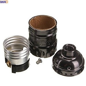 IWHD Diy Portalampada Vintage E27 pistikupesa lambi alus tööstuslik lambipesa Edison E27 lambihoidja