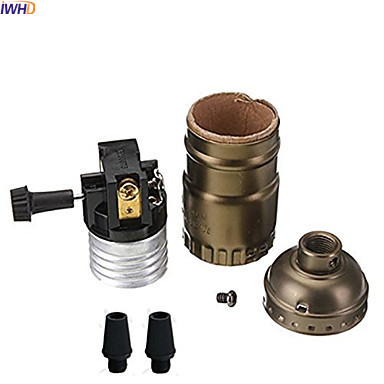 IWHD Diy Portalampada Vintage E27 pistikupesa lambi alus tööstuslik lambipesa Edison E27 lambihoidja