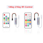14-klahvi 21-klahviga RGB-kontroller USB-juhtmevaba RF-kaugjuhtimispult, WS2811 jaoks WS2812B valgusriba RGBW RGBWW LED-i hämardamine DC5-24V