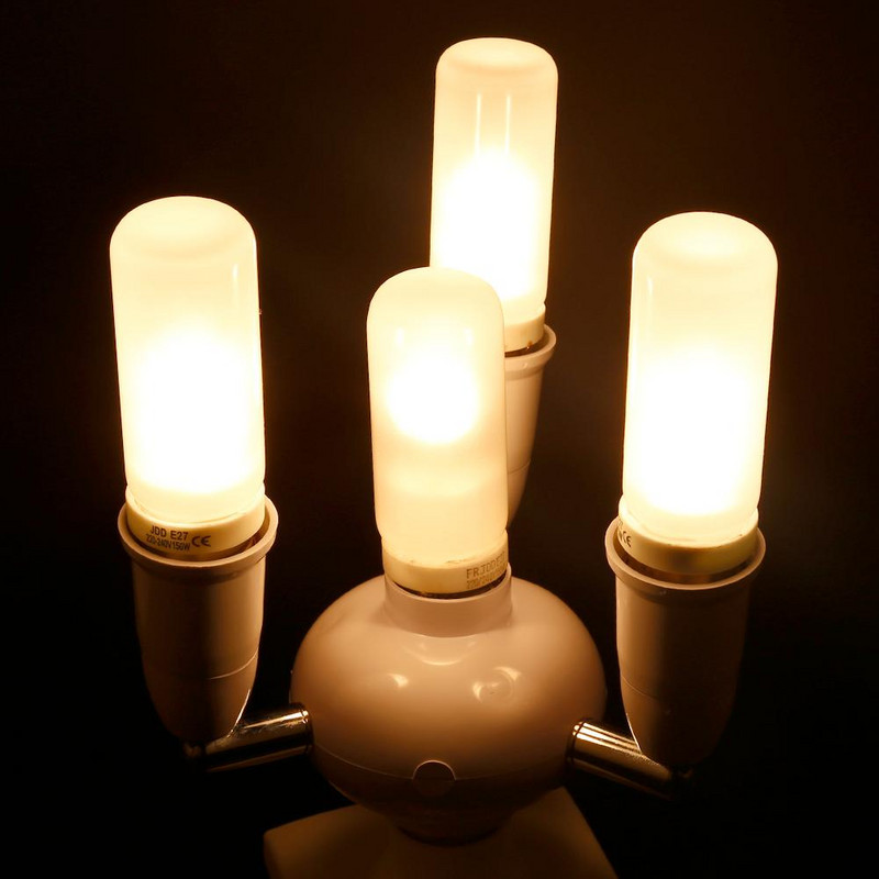 4/6 galvučių lempos pagrindo keitimas reguliuojamas E27 lizdas, skirstytuvas LED lemputės lempos laikiklio adapterio keitiklio lizdas