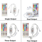 40 klahvi Muusika Häälsensor Kontroller Heli IR Kaugjuhtimispult Praktiline Kodupidu RGB 3528 5050 LED ribavalgus RGB kontrollerid