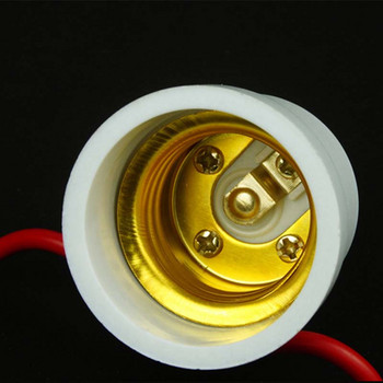 Цокъл E27 250V 6A Основи за лампи Използвани глобално въртящи се висящи лампи Удебелена ABS обвивка Led капачки за електрически крушки Съединение с медна капачка