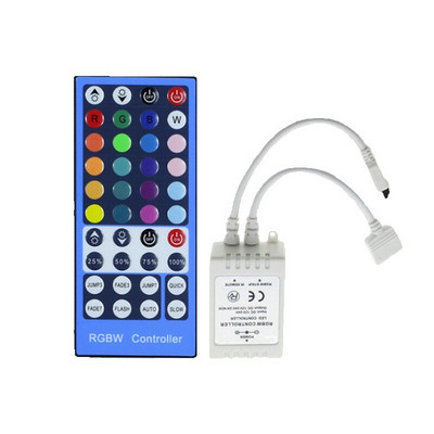 Λωρίδα LED IR 40 κλειδί rgbw τηλεχειριστήριο 4 καναλιών 5 ακίδων led ελεγκτής λωρίδα φως rf led ασύρματο dimmer