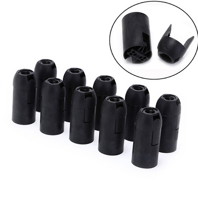 10 buc practic bec E14 suport lampă soclu abajur inel 2A 250V 2 culori mic capac cu șurub accesorii de iluminat