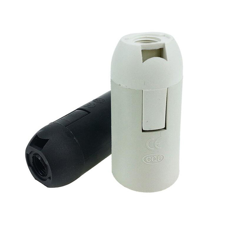 10 buc practic bec E14 suport lampă soclu abajur inel 2A 250V 2 culori mic capac cu șurub accesorii de iluminat