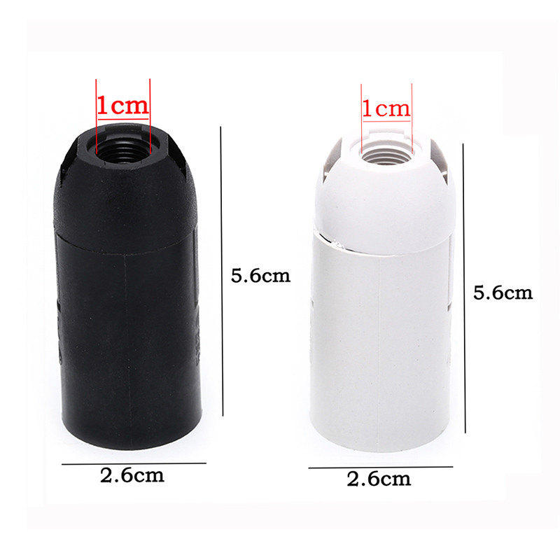 10 buc practic bec E14 suport lampă soclu abajur inel 2A 250V 2 culori mic capac cu șurub accesorii de iluminat