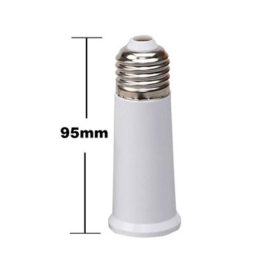 Προέκταση 95mm E27 σε E27 Λαμπτήρας Βάσης Υποδοχής Μετατροπέας προσαρμογέα