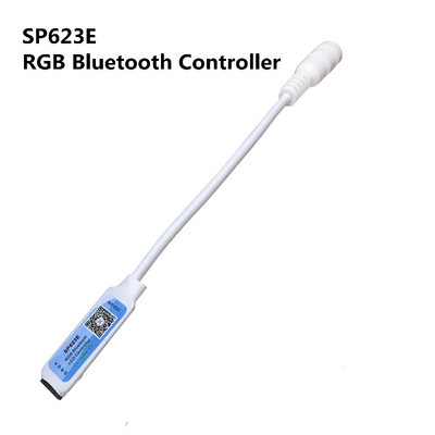 DC5-24V RGB RGBW Controler Muzică BT Smart APP Controler cu telecomandă IR cu 38 de taste sau control Bluetooth pentru bandă de lumină SMD COB LED
