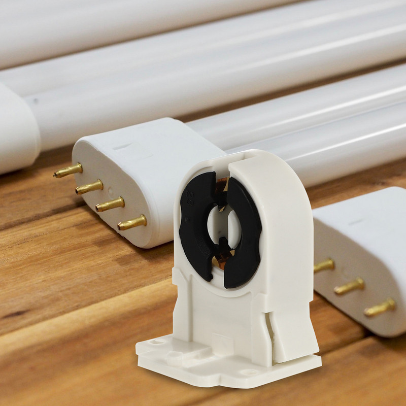 20 vnt. be šuntavimo lempos laikiklio, antkapio lempos laikiklio LED lizdo pakeitimas namų biuro šviesai baltas