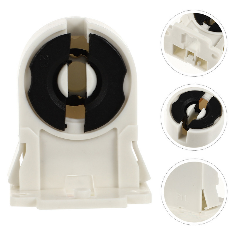 20 vnt. be šuntavimo lempos laikiklio, antkapio lempos laikiklio LED lizdo pakeitimas namų biuro šviesai baltas