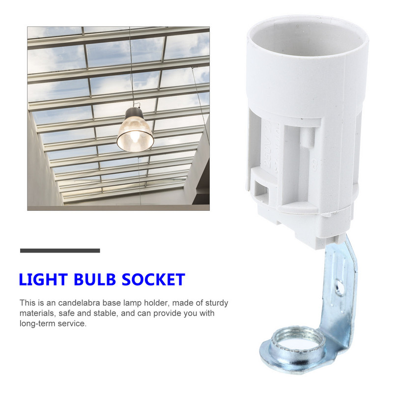 5 ks objímka E14 na sviečku, náhradné objímky na lampu