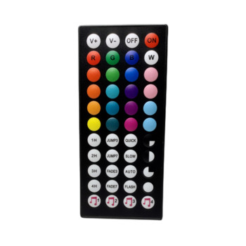 RGB Led Controller DC5-24V Bluetooth Music Control 40 Key Remote IR 16 Million Colors with Timer Mode For 5050 2835 LED Strip
