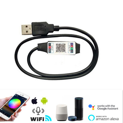 Mini LED Bluetooth RGB Light Controller Wireless Smart Phone Control DC 5-24V 6A For RGB 3528 5050 Strip