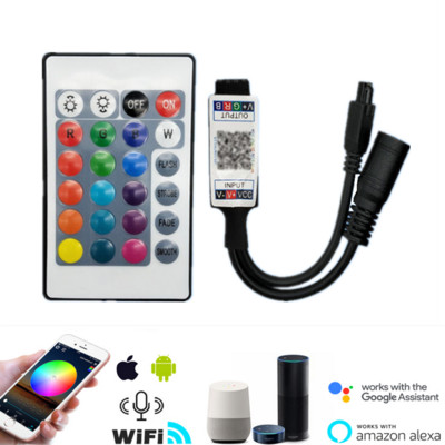 Mini LED Bluetooth RGB Light Controller Wireless Smart Phone Control DC 5-24V 6A For RGB 3528 5050 Strip