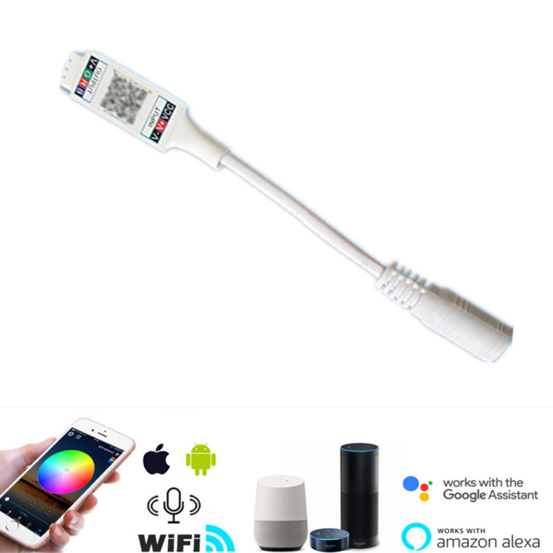 Mini LED Bluetooth RGB Light Controller Wireless Smart Phone Control DC 5-24V 6A For RGB 3528 5050 Strip