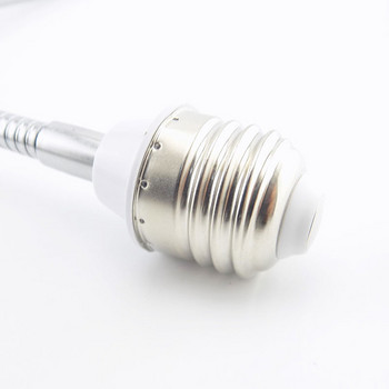 18cm E27 към E27 Конвертори на основата на електрическа крушка Удължител за лампа Адаптер за маркуч EU US щепсел LED гнездо E27 Гъвкав удължителен държач за светлина