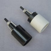 Kvaliteetse kahesuunalise pöördlülitiga keraamilise bakeliidipesa E27 näidisnäidis silmakaitse lambi peavalgusti tarvikud