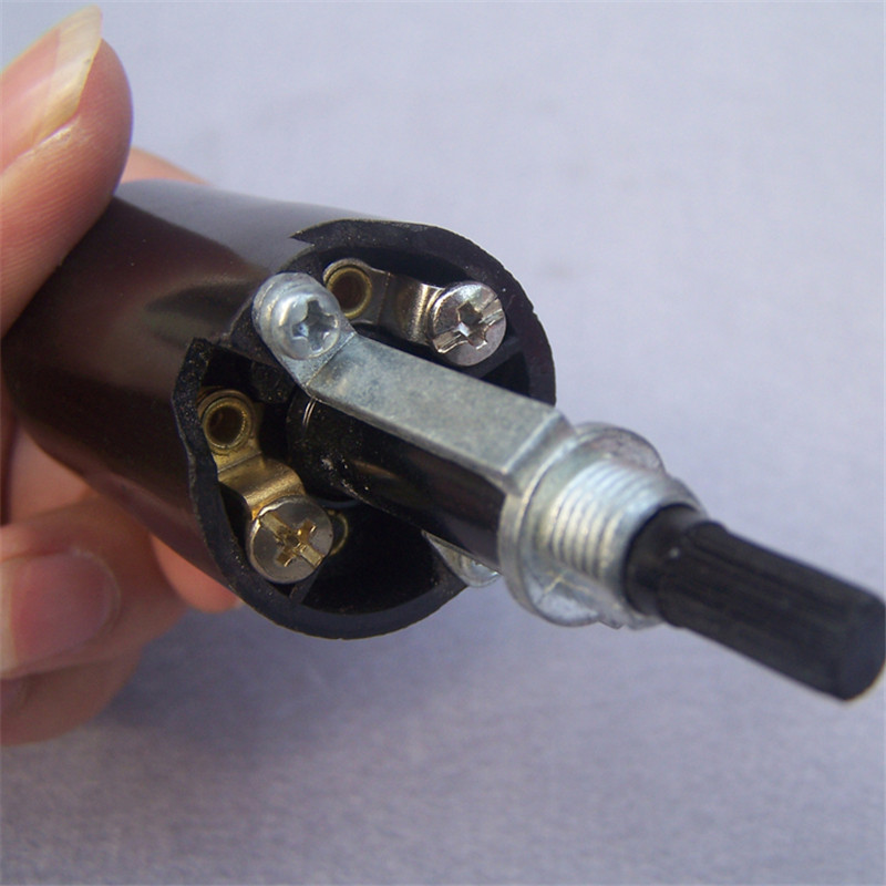 Kvaliteetse kahesuunalise pöördlülitiga keraamilise bakeliidipesa E27 näidisnäidis silmakaitse lambi peavalgusti tarvikud