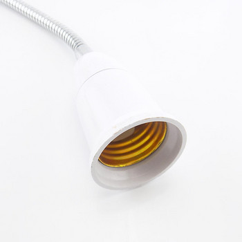 E27 Основа на LED крушка E27 до E27 Цокъл Гъвкаво удължение Държач за светлина Преобразуватели Адаптер за лампа EU US 18cm/28cm/38cm/48cm/58cm