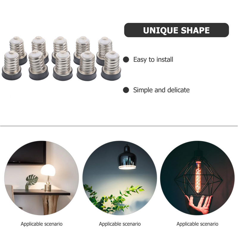 10 buc Prize Prize Convertor bec Soclu adaptor Baza Becuri E12 Suport lampă