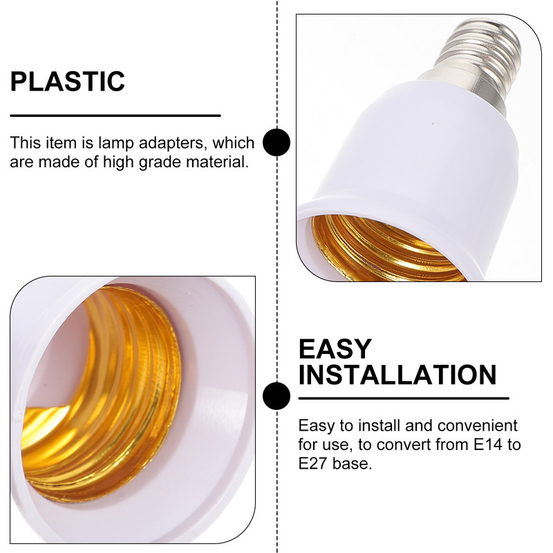 Konvertuoti lempos galvutę E14 E27 pagrindo adapterio lemputės keitiklio lizdo priedai laikikliai šviestuvų lemputės