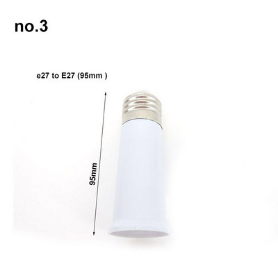 65mm 95mm 14cm Ευέλικτη λάμπα AC E27 σε 2 E27 Βάση βύσμα τροφοδοσίας Μετατροπέας LED Προέκταση λυχνίας LED Προσαρμογέας E27-E27