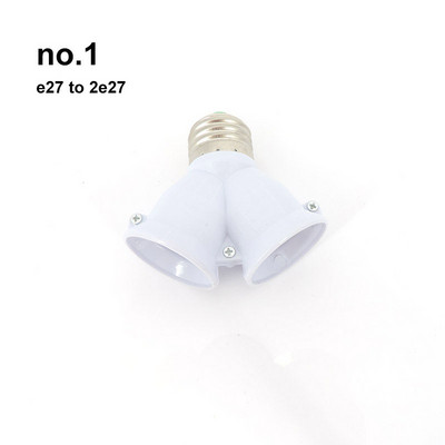 65mm 95mm 14cm Ευέλικτη λάμπα AC E27 σε 2 E27 Βάση βύσμα τροφοδοσίας Μετατροπέας LED Προέκταση λυχνίας LED Προσαρμογέας E27-E27