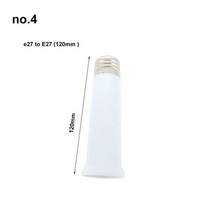 65mm 95mm 14cm Ευέλικτη λάμπα AC E27 σε 2 E27 Βάση βύσμα τροφοδοσίας Μετατροπέας LED Προέκταση λυχνίας LED Προσαρμογέας E27-E27