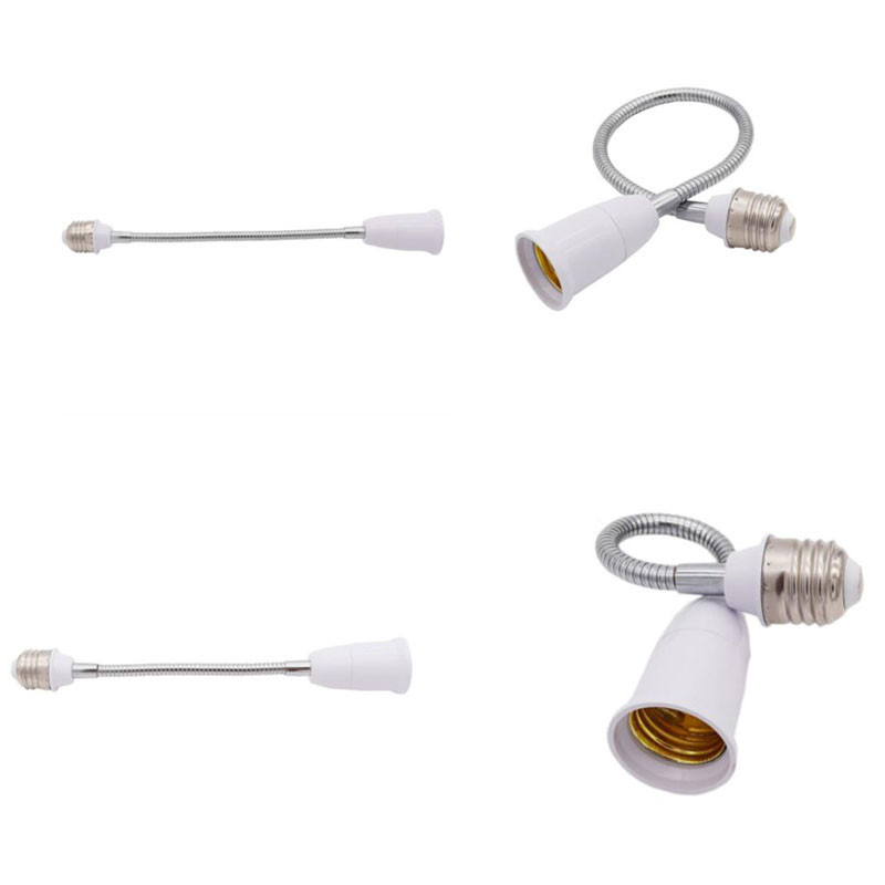 65mm 95mm 14cm Ευέλικτη λάμπα AC E27 σε 2 E27 Βάση βύσμα τροφοδοσίας Μετατροπέας LED Προέκταση λυχνίας LED Προσαρμογέας E27-E27