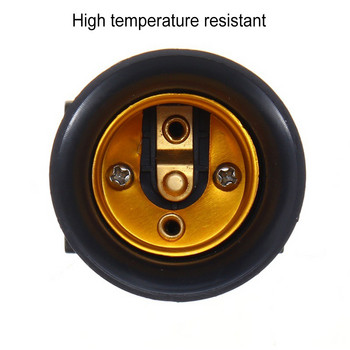 Гнездо за вътрешна крушка на открито Всекидневна E27 Устойчив на висока температура конектор за крушка Държач EU Plug