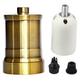 E27 lempos laikiklis Retro vintage lempos laikiklis Sraigtinis lemputės pagrindas 110V 220V šviesos lizdas Pramoninis retro jungiamosios detalės lempos laikiklio tvirtinimas