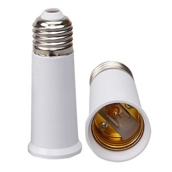 E27 до E27 9 мм удължителна лампа Основи за крушки Преобразувател Адаптер за LED светлина Конектор за лампа CFL Държач за светлина Аксесоари за осветление