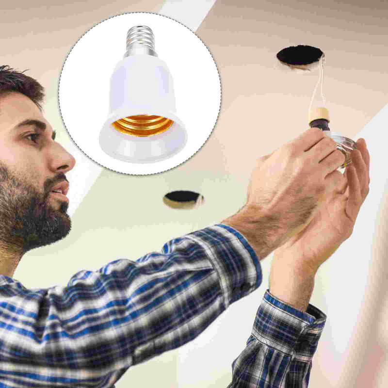 7 tk Convert lambipea lühter pirnid adapteri muunduri tarvikud valgusti hoidja plastikust muundurid E14 E27 LED alus