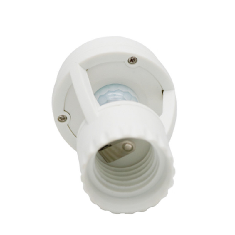 100-240 V lizdo E27 keitiklis su PIR judesio jutikliu ampule LED E27 lempos pagrindo intelektualiosios lemputės jungiklis