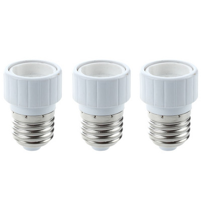 3X adaptor lampă soclu pentru becuri GU10 la E27