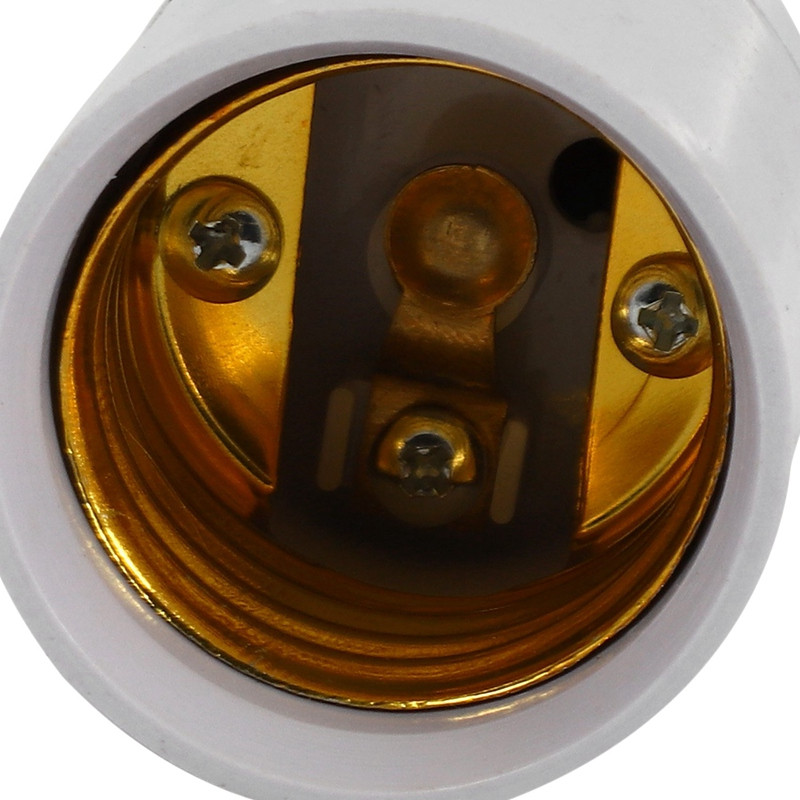 LUDA 3X GU10 Į E26/E27 Adapteris GU10 Bajonė Pagrindas Į E26/E27 Sraigtinis lemputės lizdo Adapterio keitiklis