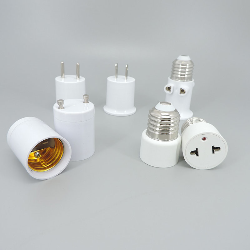 Vahelduvvoolu E26 E27 kuni GU24 E27 USA EL-i toitepistik, kruviga lambipesa valgusti aluse pistikupesa vahelduvvooluadapteri muunduri elektripistik