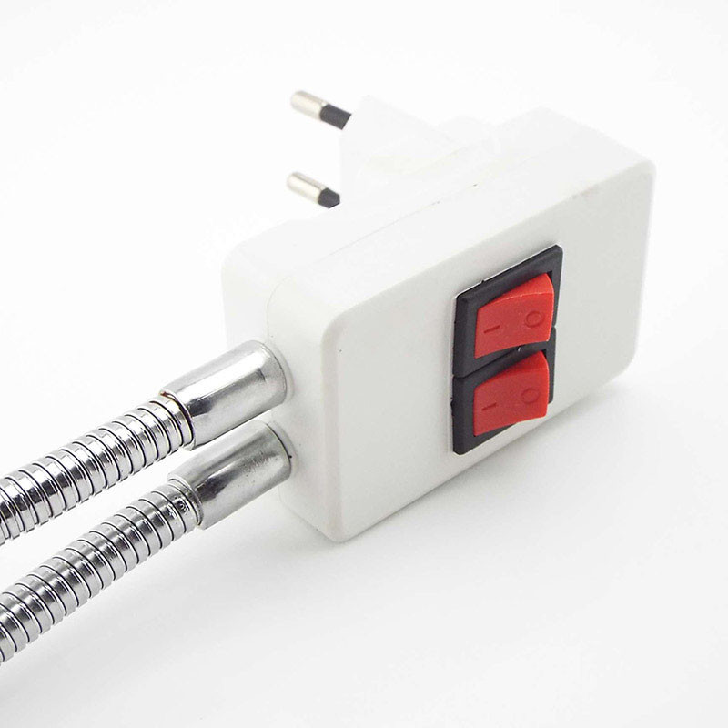 Divu E27 spuldžu spuldžu pamatņu turētāja adaptera ieslēgšanas/izslēgšanas slēdzis adaptera LED gaismas ligzda AC 110-220V elastīgs gaismas elastīgs pārveidotājs