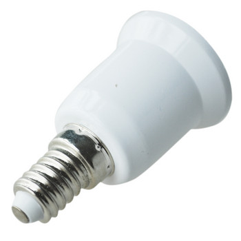 2X E14 до E27 Удължаване на основата LED CFL крушка Адаптер за лампа Конвертор Винт Цокъл
