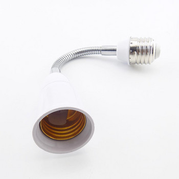 38cm E27 до E27 LED осветителна лампа Основа на цокъла на крушката Конвертори Преходник на крушката на лампата Гъвкав удължител Държач за светлина EU US E2