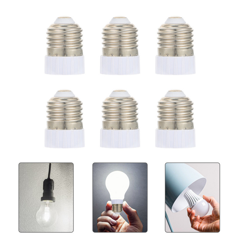 6 vnt. lempos laikiklio keitiklis, praktinis lemputės pagrindo adapteris (E27–MR16)