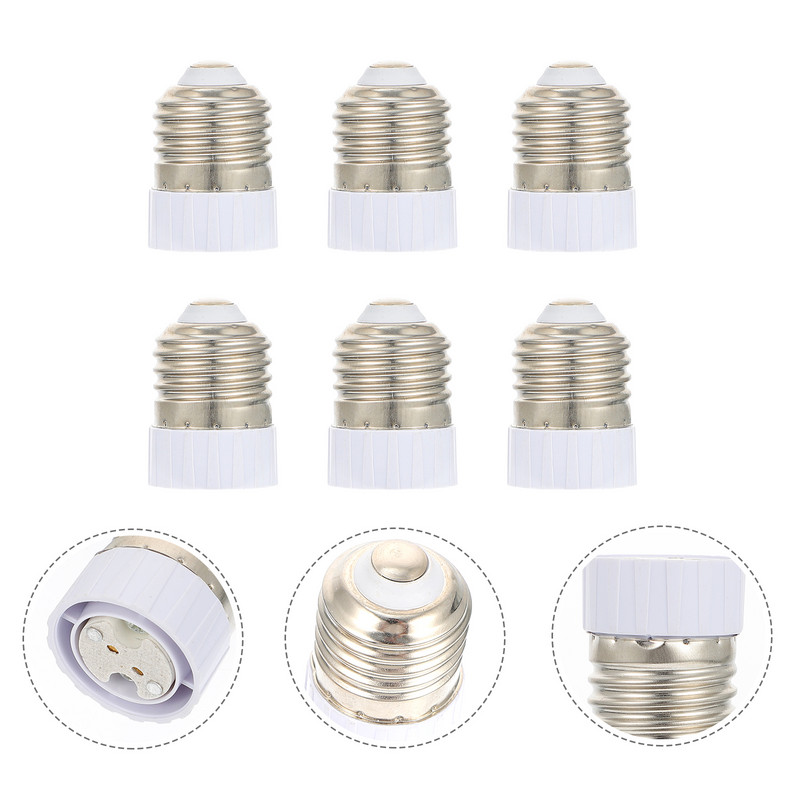 6 vnt. lempos laikiklio keitiklis, praktinis lemputės pagrindo adapteris (E27–MR16)