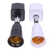 Universali E27 vikšro žibinto galvutė 360 besisukanti LED šviesos prožektorių galvutė, 2 laidų kreipimo bėgelis į E27 Lmap laikiklį 2 spalvos